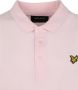 Lyle & Scott Polo Piquet Klassieke Stijl Shirt Pink Heren - Thumbnail 4