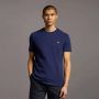 Lyle & Scott Plain T-shirt Donkerblauw Ts400Vog Blauw Heren - Thumbnail 13