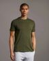 Lyle & Scott Groen Basic T-Shirt van Hoge Kwaliteit Olijf 100% Katoen Green Heren - Thumbnail 7