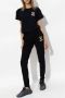 Moschino Zwarte sportieve broek met logo patch Black Dames - Thumbnail 2