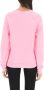 Msgm Groene Logo Print Sweatshirt Pink Dames - Thumbnail 4
