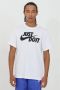 Nike Sportswear Jdi Tee T-shirts Kleding white black maat: S beschikbare maaten:S M L XL - Thumbnail 8
