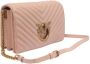 Pinko Crossbody bags Love Click Classic in poeder roze - Thumbnail 8