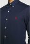Polo Ralph Lauren Overhemd Lange Mouw CHEMISE CINTREE SLIM FIT EN OXFORD LEGER TYPE CHINO COL BOUTONNE - Thumbnail 4