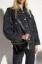 Stella Mccartney Frame Bucket Hobo Bag Black Leather Vegan Zwart Dames - Thumbnail 1