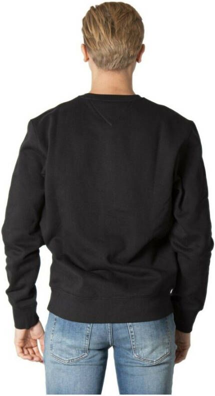 Tommy Jeans Black Men& Sweatshirt Zwart Heren