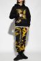 Versace Jeans Couture Hoodie met lange mouwen en V-Emblem Chain Design Black Heren - Thumbnail 2