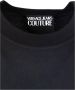 Versace Jeans Couture Zwarte T-shirts en Polos met Metallic Goud V-Embleem Logo Black Heren - Thumbnail 7
