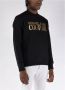 Versace Jeans Couture Logo-Print Katoenen Sweatshirt Zwart Black Heren - Thumbnail 3