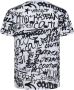 Versace Jeans Couture Witte T-shirts en Polos met Contrasterende Letters White Heren - Thumbnail 8