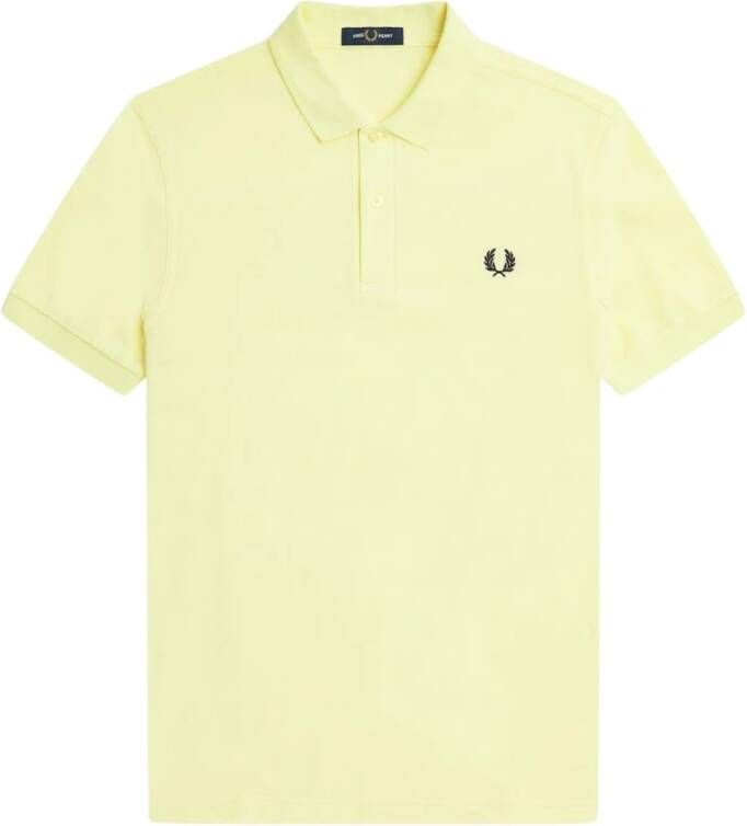 Fred Perry Polo Shirt Geel Heren