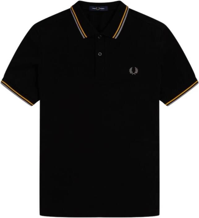 Fred Perry Klassieke Polo Shirt voor Mannen Black Heren