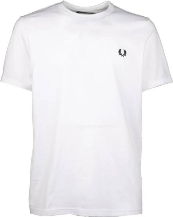 Fred Perry T-Shirts Wit Heren