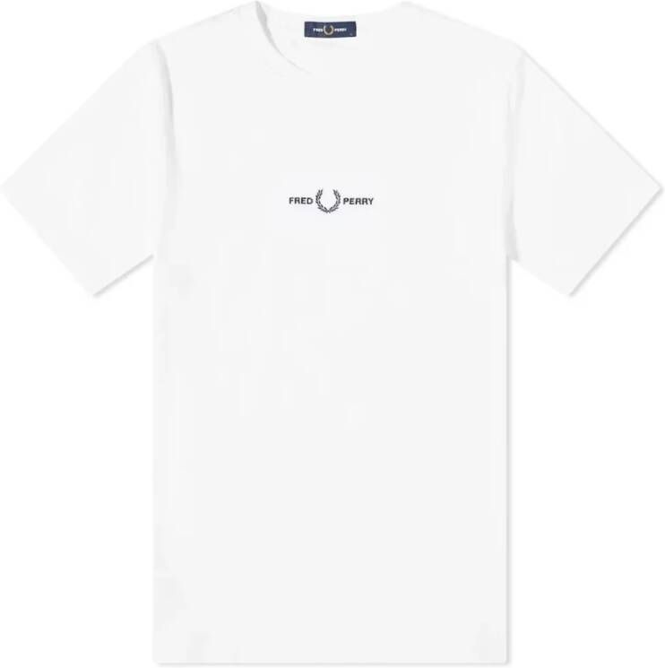 Fred Perry T-shirts Wit Heren