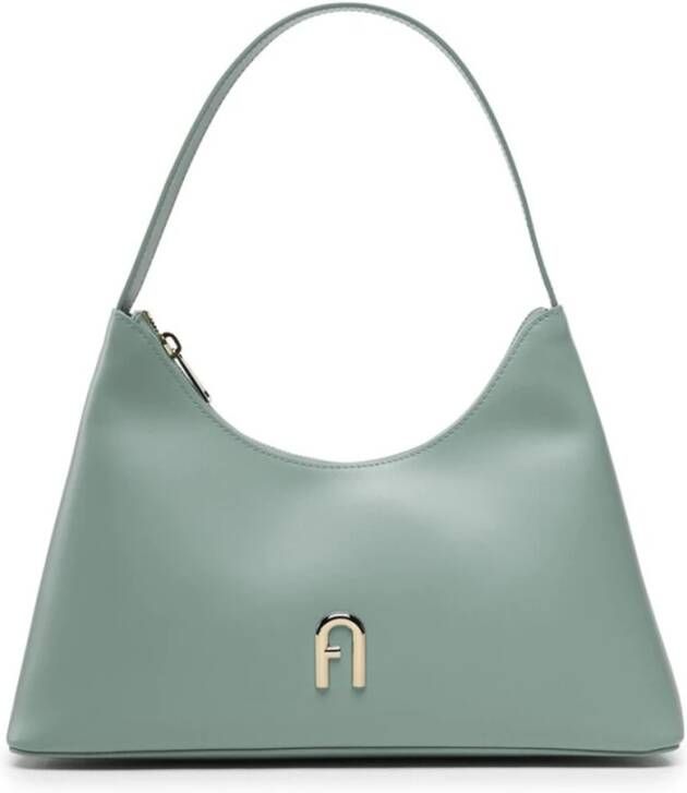 Furla Hobo bags Diamante S Shoulder Bag in groen
