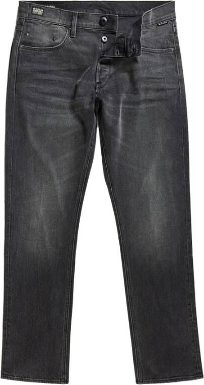 G-Star Mosa Straight Jeans Zwart Heren