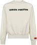 Heron Preston Organisch Katoenen Crewneck Sweatshirt met Logo Print en Borduursel White Heren - Thumbnail 5