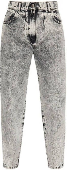 IRO Collie high-tailed geverfde jeans met wortelsnede Grijs Dames