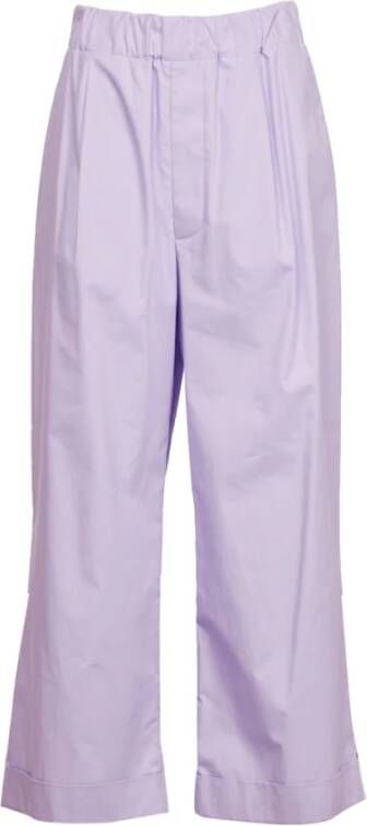 Jejia Wide Trousers Purple Dames