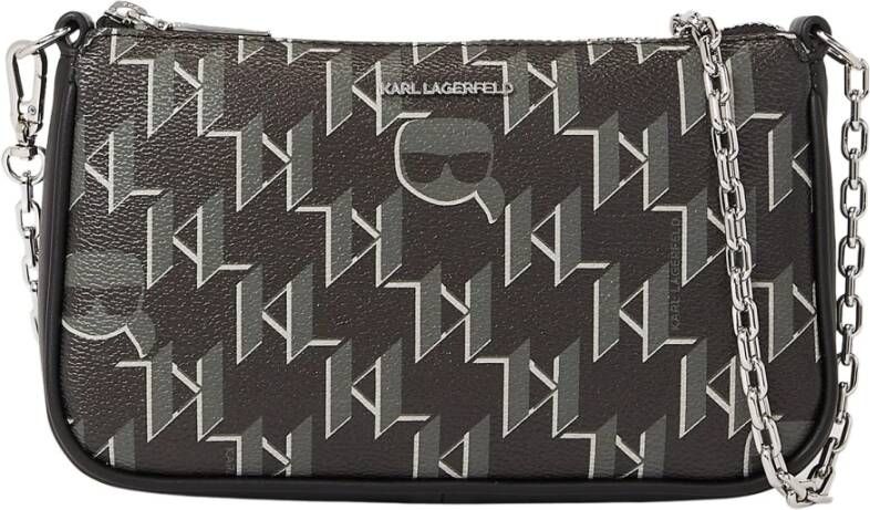 Karl Lagerfeld Pouch ikonik 2.0 monogram pochette Bruin Dames
