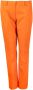 Lardini Orange Cotton Chino Trousers Oranje Dames - Thumbnail 2