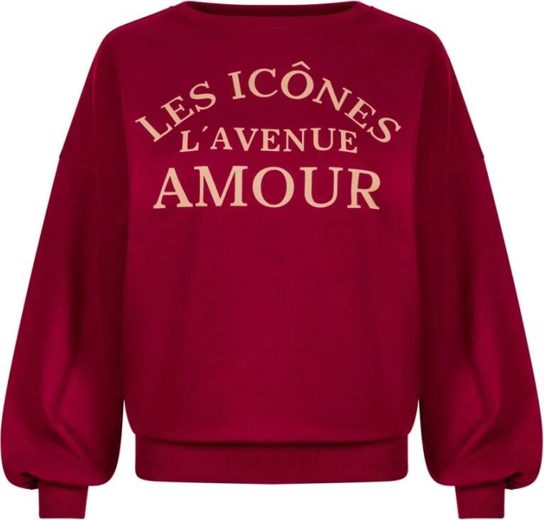 LES Icônes Hailey sweater Rood Dames