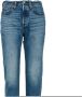 Levi's 501 cropped straight fit jeans medium blue denim - Thumbnail 2