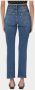 Liu Jo Hoge Taille Rechte Pijp Jeans met Afneembare Riem Blue Dames - Thumbnail 1