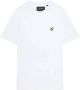 Lyle & Scott Luxe T-Shirt Organisch Katoen Regular Fit White Heren - Thumbnail 11