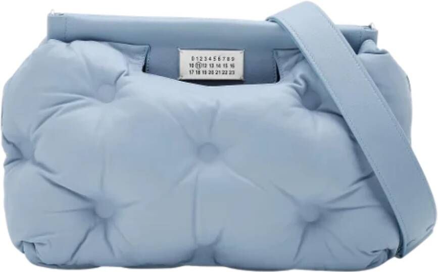 Maison Margiela Pre-owned Leather shoulder-bags Blauw Dames