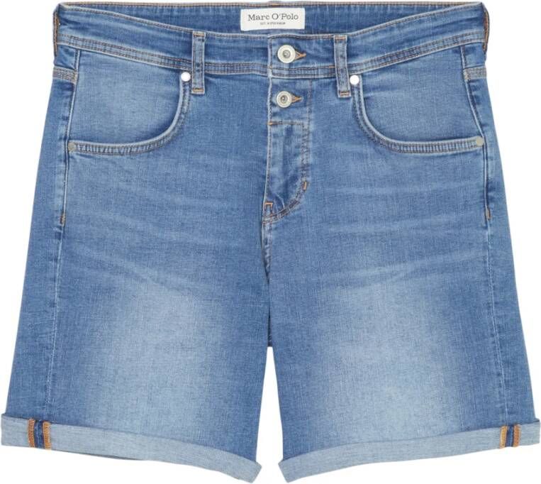 Marc O'Polo Jeansshorts met labelpatch