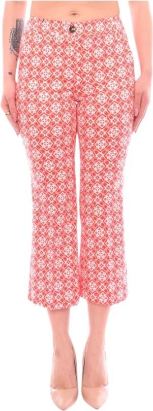 Marella Cropped Trousers Roze Dames