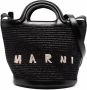 Marni Shoppers Black Adjustable Shoulder Strap Bag in zwart - Thumbnail 2