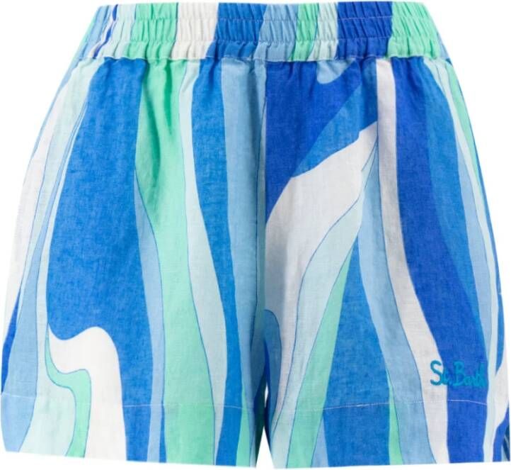 MC2 Saint Barth Short Shorts Blauw Dames