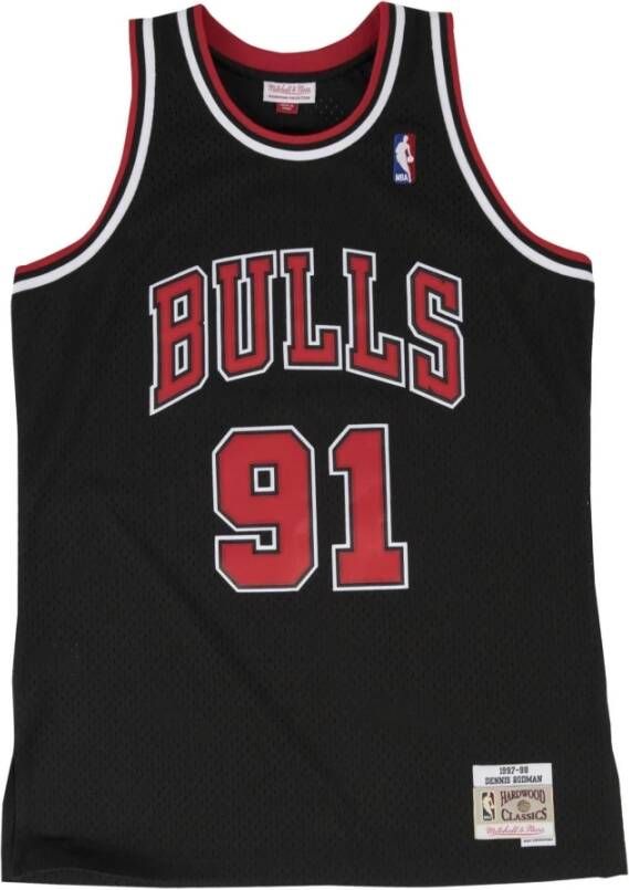 Mitchell & Ness Nba Swingman Alternate Jersey Chicago Bulls 1997-98 Dennis Rodman Jersey's Kleding black maat: S beschikbare maaten:S