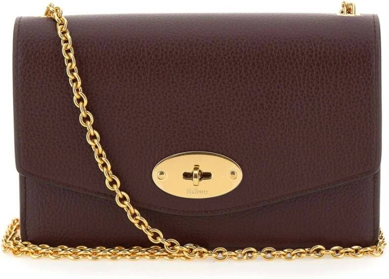 Mulberry Crossbody bags Darley Classic Grain Small Cross Body Bag in rood