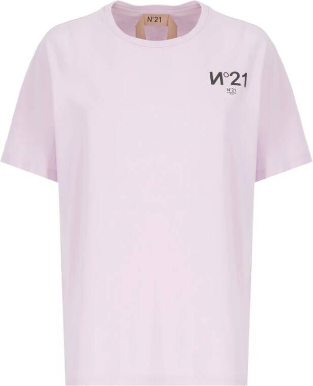 N21 T-Shirts Roze Dames