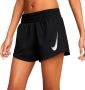 Nike Swoosh Hardloopshorts met binnenbroek voor dames Zwart - Thumbnail 3
