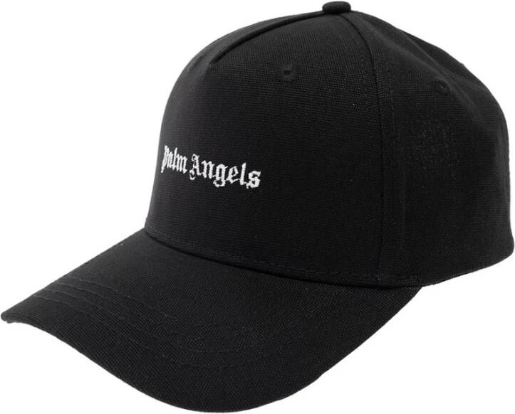 Palm Angels Baseball Logo Piccolo Cap voor Heren Zwart Heren