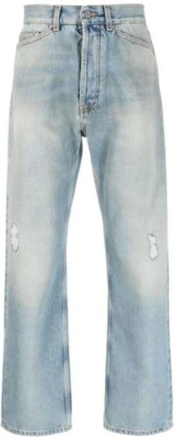 Palm Angels Stone Washed Flared Jeans voor Blauw