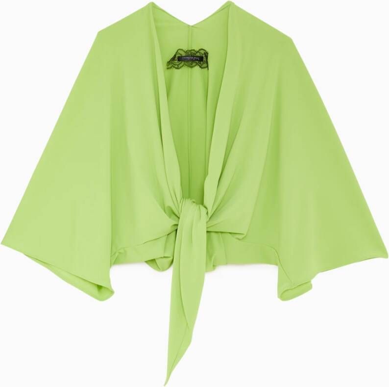PATRIZIA PEPE Verrijk je garderobe met deze prachtige blouse Green Dames