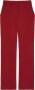 PATRIZIA PEPE Donkerrode op maat gemaakte broek met verborgen sluiting Red Dames - Thumbnail 2