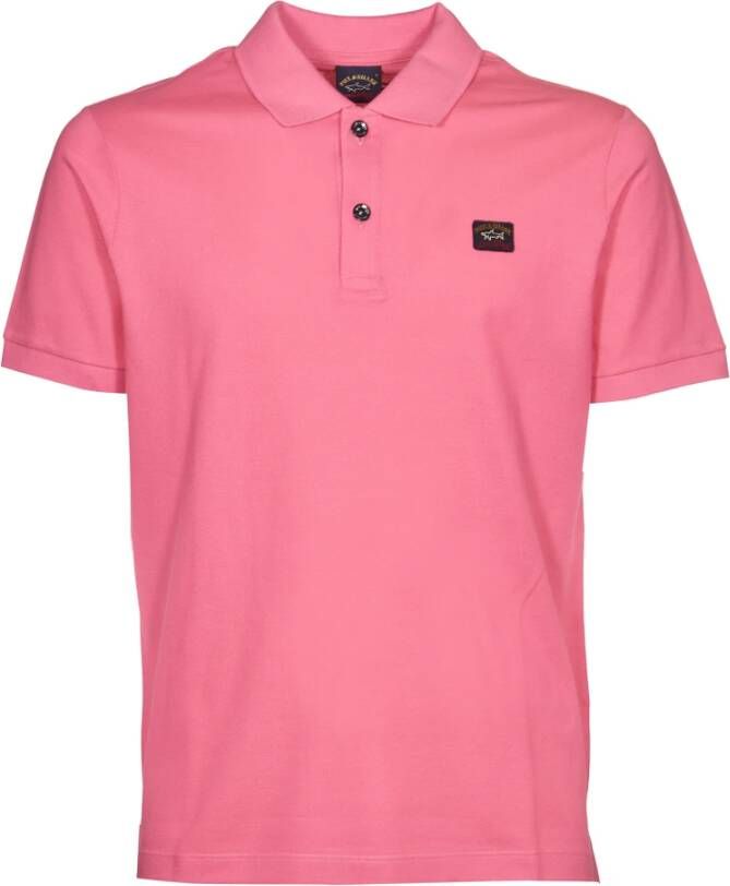 PAUL & SHARK Polo Shirt Pink Heren