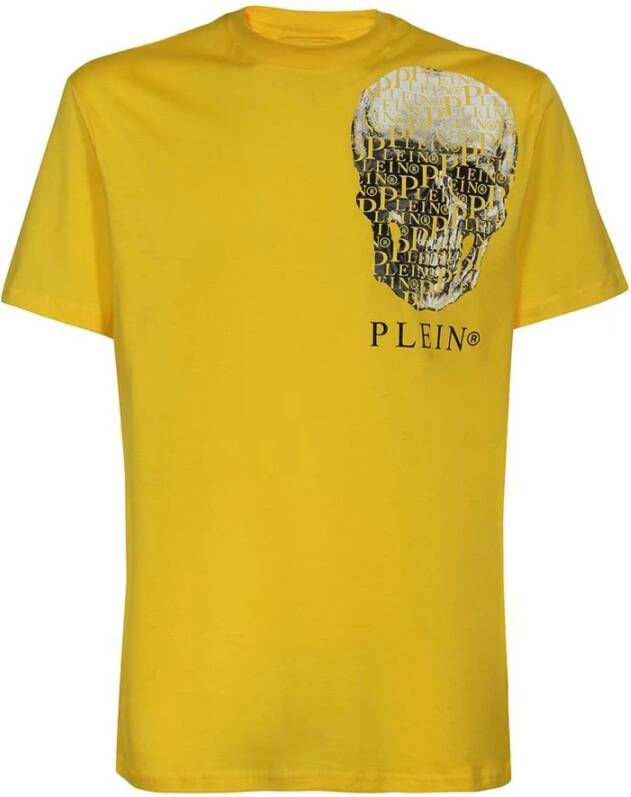 Philipp Plein T-Shirts Yellow Heren