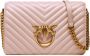 Pinko Crossbody bags Love Click Classic in poeder roze - Thumbnail 6