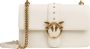 Pinko Klassieke Love Tas met Interne Verdeling en Gouden Iconisch Logo White Dames - Thumbnail 10