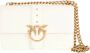 Pinko Klassieke Love Tas met Interne Verdeling en Gouden Iconisch Logo White Dames - Thumbnail 15