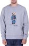 Ralph Lauren Comfortabele Grijze Teddy Print Sweatshirt voor Heren Grijs Heren - Thumbnail 11