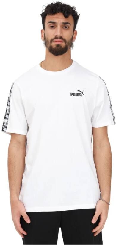 Puma Tape Wit T-shirt Heren
