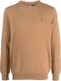 Polo Ralph Lauren Bruine Sweaters LS CN Pp-Lange Mouwen-Pullover Bruin Heren - Thumbnail 3
